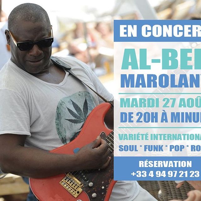 🎤 CONCERT PRIVÉ 🎤
De retour au Grand Café, le célèbre Al-ber, 🎸 bassiste, compositeur 🎶 auprès de Christophe Mae, nous fait l'honneur de jouer ses 🎙️ meilleurs compositions et reprises .
Back to the Grand Café, the famous Al-Ber, 🎸 bass player, songwriter 🎶 for French singer Christophe Mae, will be playing his best 🎙️ songs.
Réservation / Booking : +33 4 94 97 21 23
#grandcafesainttropez #sainttropez #asianfood #restaurantsainttropez #sushisainttropez #restaurantriviera #bestasian #instafood #eatinsainttropez #nightoutsainttropez #openingsainttropez2019 #restaurantasiatiquesainttropez #maisontounier #liveconcertsainttropez #sainttropez2019 #concertsaintropez #thisissainttropez #saintamourlatartane