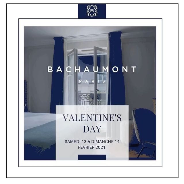 SPREAD LOVE 🤍
Au Bachaumont Paris
ST VALENTIN NEXT WEEKEND
Réservez dès maintenant sur notre site
Link in bio 🔝
🤍
3 forfaits pour 3 types d'amoureux :
▫️
Le forfait CRUSH :
1 nuit dans une chambre classique,
2 coupes de champagne
un breakfast, un coffret CODAGE Fall In love, un bouquet de fleurs
▫️
Le forfait PASSION:
1 nuit dans une chambre,
2 coupes de champagne
un breakfast, un dîner gastronomique aux chandelles , une bouteille de vin, un coffret CODAGE Fall In love, un bouquet de fleurs
▫️
Le forfait LOVE:
1 nuit dans une suite
1 bouteille de champagne
un breakfast, un dîner gastronomique aux chandelles , une bouteille de vin, un coffret CODAGE Fall In love, un bouquet de fleurs
▫️
Arrivée Samedi à partir de 14h
Départ Dimanche Late Check-out
▫️
#paris #hotelbachaumont #hôtelbachaumont #hotelinparis #boutiquehotelinparis #stvalentin #hoteldeco #hoteldecor
#love #chic