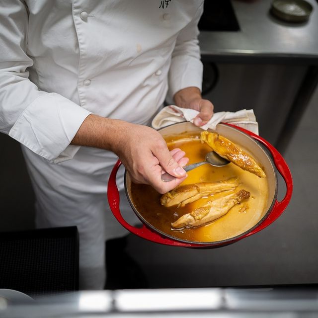 Enjoy an exceptional experience by Pierre Gagnaire at the Brasserie L'Impé or at the gastronomic restaurant, Duende. ✨
.
.
.
#maisonalbarhotels #casuallyluxurious #imperator #nimes #southoffrance #visitfrance #smallboutiquehotels #fivestarhotel #nacodesign #cosyplace #restaurant #brasserie #gastronomic #travel
credit photo: @marcostrullu