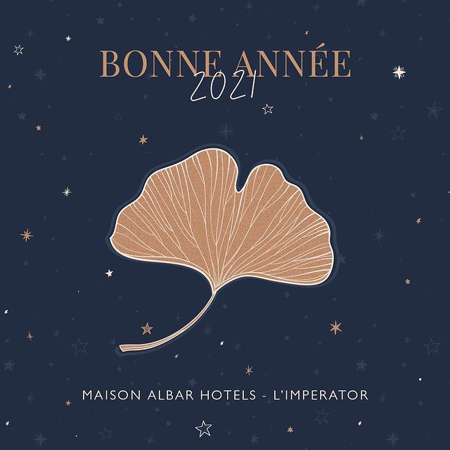 #BonneAnnee
Toute l'équipe vous adresse ses chaleureux vœux de nouvelle année. L'année 2020 a plus que jamais mis à l'épreuve notre créativité à votre service. Que 2021 vous apporte joie, succès et qu'elle puisse nous permettre d'enfin vous retrouver !
Notre maison est unique mais forme un tout avec les autres membres de la famille Paris Inn Group. Nous avons hâte de continuer à partager avec vous cet #EspritdeFamille.