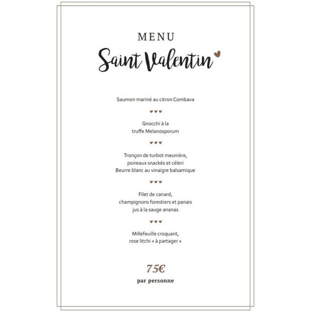 Découvrez notre menu de la Saint-Valentin 💛
☎️ Réservations : +331 44 88 92 78
.
.
.
#maisonalbarhotels #odette #odettelaubergeurbaine #maisonrostang #remihenaux #paris #valentinesday #saintvalentin #dinner #event